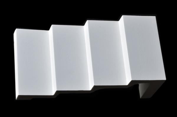 Decke 130 PU  5x19cm  feste Stuckleiste für Deckengestaltung - modern